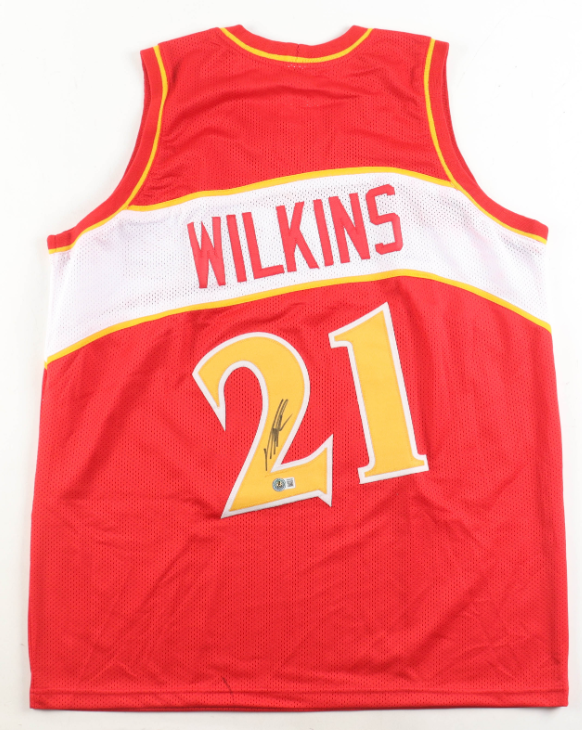 Dominique Wilkins - Signed Hawks